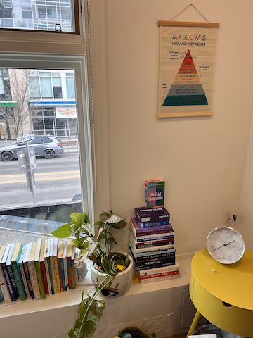 Books in Angie's Office